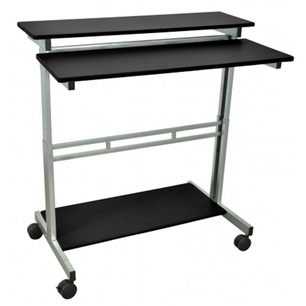Fine-Line Stand Up Desk 40 Wide Black FI2610307